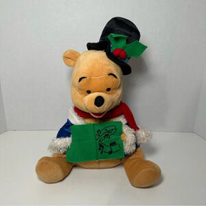 Disney Winnie The Pooh Christmas Carol Plush